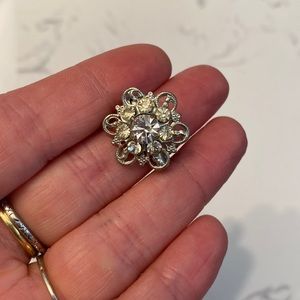 Rhinestone brooch